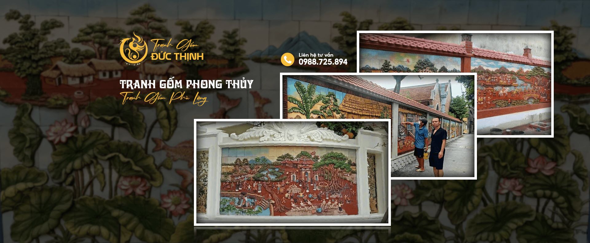 Tranh Gốm Phù Lãng- Đức Thịnh