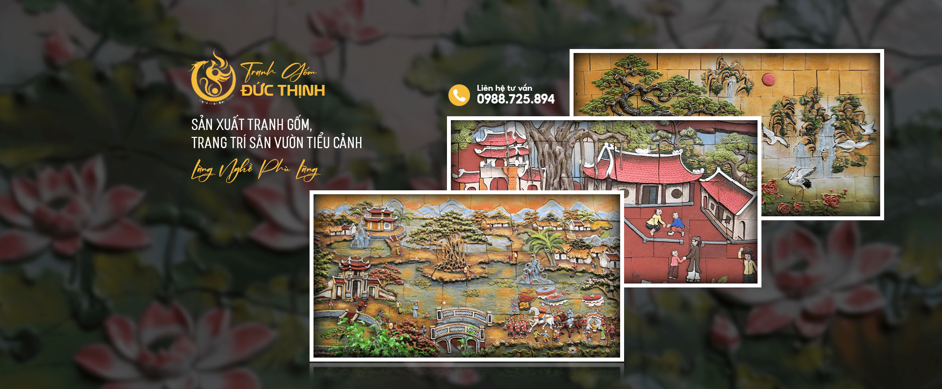 Tranh Gốm Phù Lãng